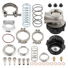 44mm External Wastegate W V-band Flange 50mm Bov Combo Turbo Blow Off Valve 44mm External Wastegate W V-band Flange 50mm Bov Combo Turbo Blow Off Valve