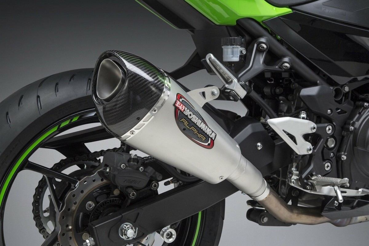 Yoshimura 14710BP520 Alpha-T SS-SS-CF slip-on exhaust for