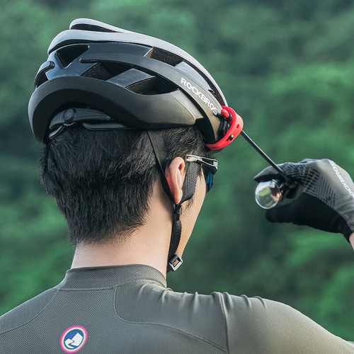 Fahrradhelm Rückspiegel 360° Drehung robust flexibel Blickspiegel - Bild 5 von 23
