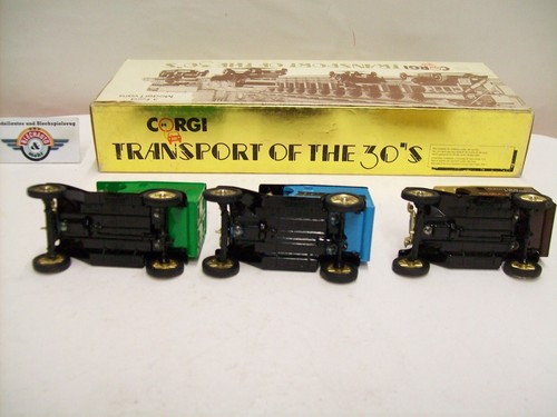 Ford Model T Van "3er Set" Transport of 30´S Corgi-Toys (Gt. Britan) 1:43, OVP - Bild 5 von 5