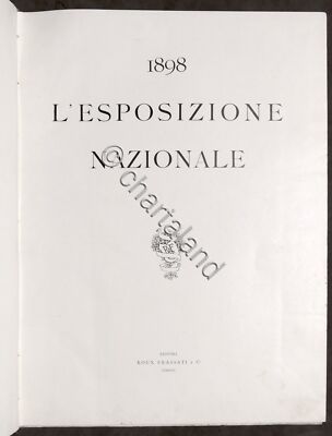 1898 Die Nationalausstellung - Gesamtwerk - Aufl. Roux Frassati & C.