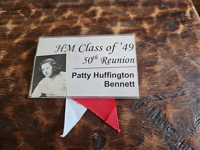 Horace Mann Class Of 1949 50th Reunion Name Badge School Ephemera