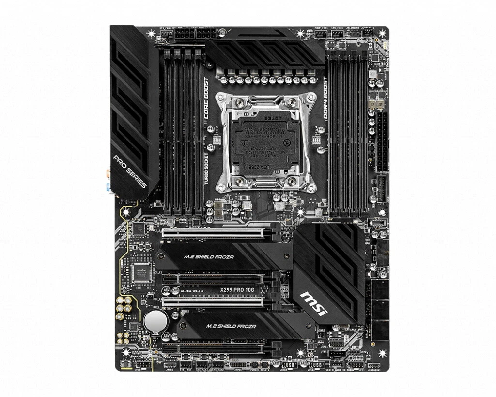 For MSI X299 PRO 10G Motherboard LGA 2066 DDR4 2 M.2 6 SATA III