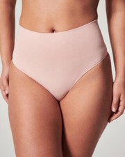 SPANX Ecocare Firm Control Shaping Thong Panty Size M Vintage Rose NEW NWT
