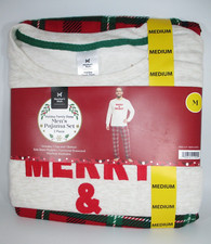 Member's Mark Men's M Holiday Family Sleep Long Sleeve  Pant Pajama Set