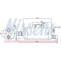 Nissens Trockner Klimaanlage Stahl Passend FüR Hyundai Sonata IV EF 95354