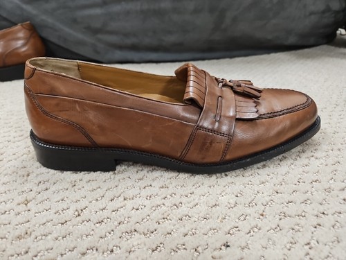 Bostonian Braun Leder Quaste Halbschuh Herren Größe 10,5 W Schuhe - Bild 11 von 15