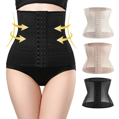 UK Slimming Body Waist Shaper Training Trainer Tummy Cincher Girdle Corset Belt