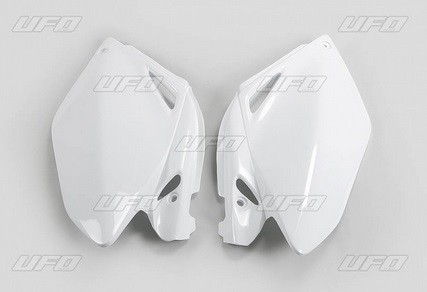 Plaques UFO blanc Honda CRF 250 2006-2009 parfaites pour vos sessions de motocross