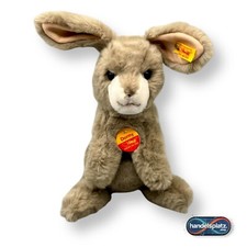 Steiff Pl&uuml;schtier Hase Dormy mit Etikett und Knopf im Ohr - Kuscheltier 32 cm