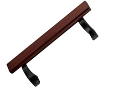 Sliding Patio Wood Door Handle with 6-1/2" Hole Spacing –Chrome or Black Bracket