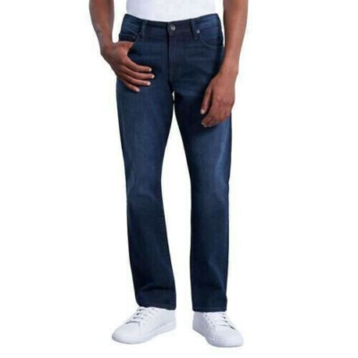 Jeans Uomo Chaps Slim Straight 32X30 Blu Scuro (5 Tasche, Abyss)