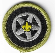 BSA AUTOMOTIVE MAINTENANCE MERIT BADGE CURRENT MINT NWT TYPE L SINCE 1910 BACK