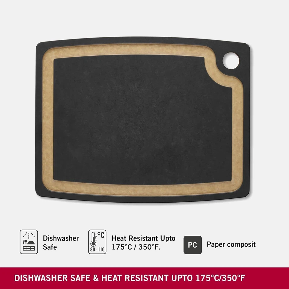 Tabla de Cortar VICTORINOX Gourmet Serie S Negra Hecha en EE. UU. 7.4128.3 Nueva Foto 4 de 4