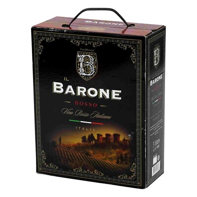 IL Barone Rosso Vino Rosso Italiano 12% vol 300cl BiB