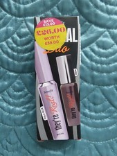BENEFIT,BEST SELLING MASCARA THEY'RE REAL IN DUO SET,LASHES FOR REAL, 22 RRP £39