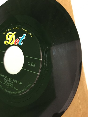 Pat Boone, Why Baby Why / I'm Waiting Just For You (Dot Records) 45 RPM - Picture 9 of 9