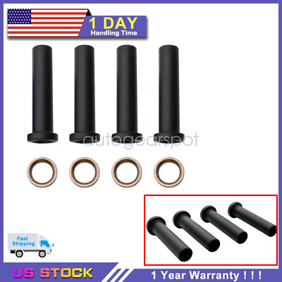 XQSMWF Front A-Arm Long Bushing With Spacer 4pcs Compatible With Polaris 570 800 Trail Boss 325 325 330 425 500 Sportsman 300 400 500 400 HO 330 500# 5020677 5431596 5433066 5434551 5436220 5436973