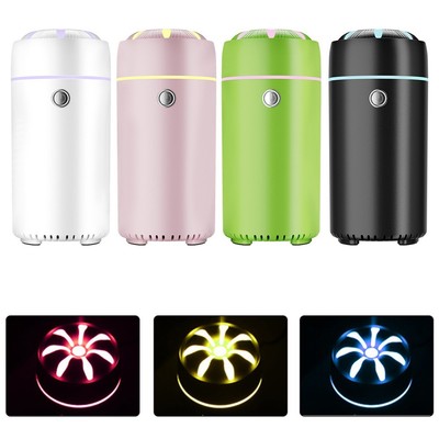Tragbarer Auto Luftbefeuchter mit bunter LED und Diffusorfunktion für ätherisc