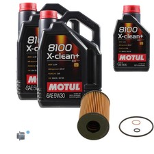 Inspektionspaket 11L Motul 8100 5W-30 f�r BMW F15 F85 xDrive50i M E70 750i