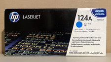 Genuine HP 124A Cyan Q6001A Toner Cartridge New Sealed Box