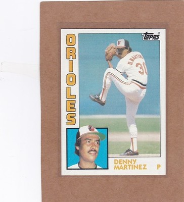 1984 TOPPS BASEBALL DENNY MARTINEZ #631 ORIOLES NMMT OR BETTER *E5165