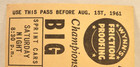 RARE Vintage 1961 Ascot Park / Stadium in LA  SPRINT CAR  'Big Car Races' Ticket — photo 3
