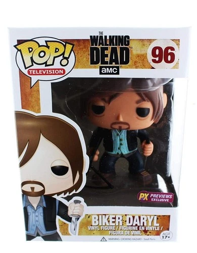 The Walking Dead Funko Pop! Biker Daryl #96 DMG