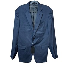 NWT Armani Exchange Blue Blazer Superfine Wool Modern Fit Mens 40 R