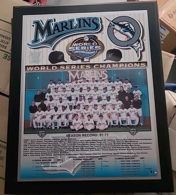 World Series Florida Marlins MLB Plaques for sale | eBay
