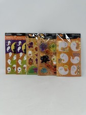 American Greetings Lot Of 5 Packages Halloween Stickers Decorations Scrapbooking