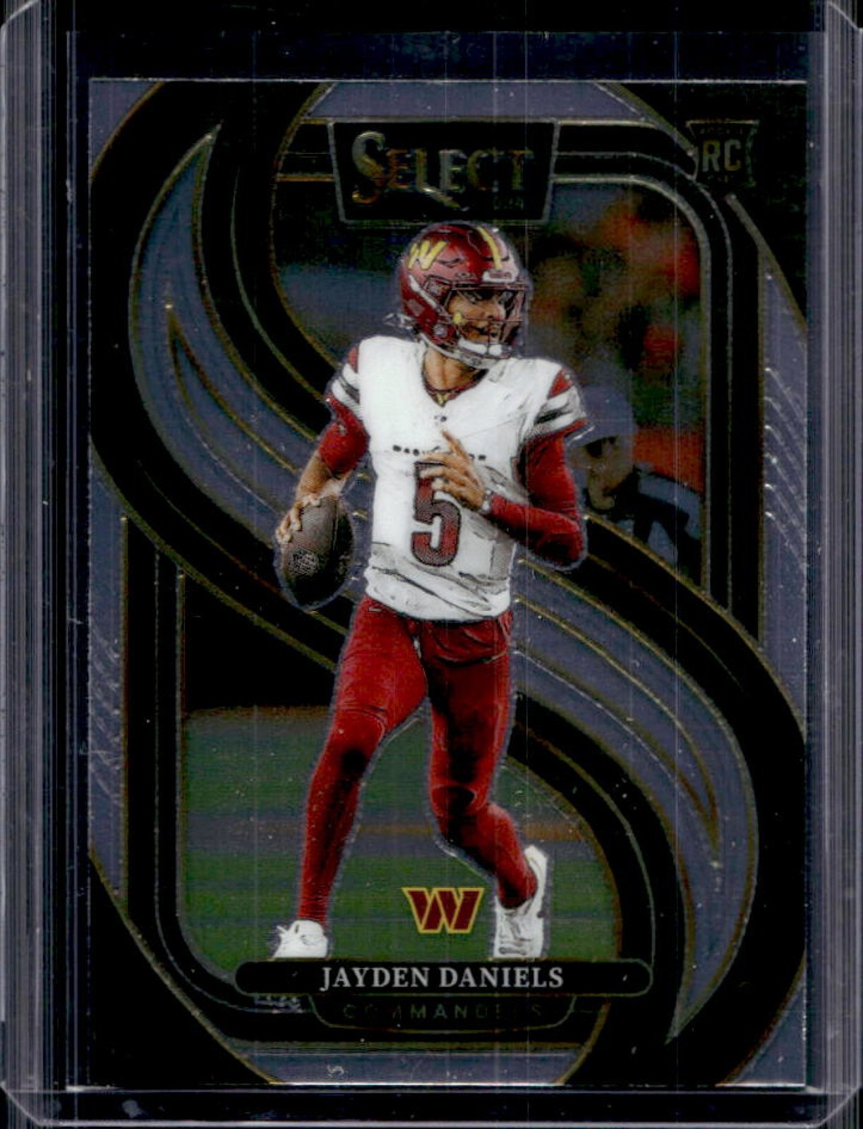 2024 Panini Select Jayden Daniels Premier RC Rookie #112 Commanders