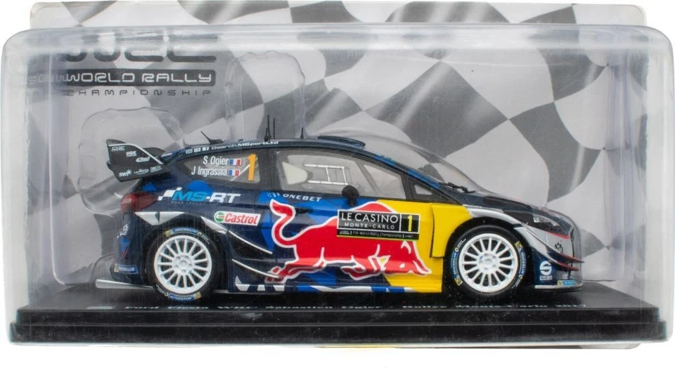 1/24 Ford Fiesta RS WRC  Red Bull  Winner Rally Monte Carlo 2017 #1 S.Ogier - Image 4 of 4