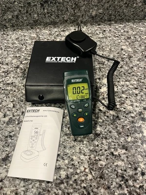 Extech LT45 Farbe LED Belichtungsmesser Digital Lux Fußkerze Tester Industrie Profis - Bild 1 von 4