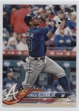 2018 Topps Variation Ronald Acuna Jr (Bat Vertical) #698 Rookie RC