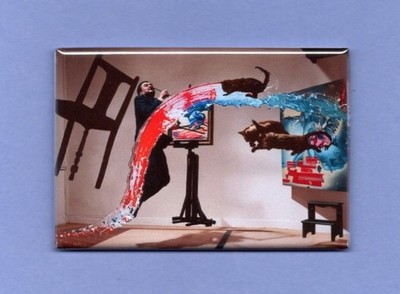 SALVADOR DALI *2x3 FRIDGE MAGNET* SPANISH SURREALIST ARTIST SKILL PAINTER CUBISM