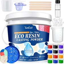 Resin Casting Powder 4500G/10Lb, Eco Casting Resin Kit for Beginners, Fast Cured