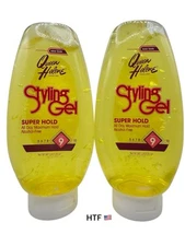 Queen Helene Styling Gel Super Hold ALCOHOL FREE 20 Oz Level 9 New 2 PACK