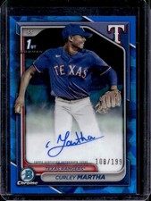 Curley Martha 2024 Bowman Chrome Sapphire #CPSA-CM Auto /199