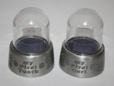Set of 2 Baby's First Tooth First Curl Containers