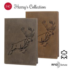 Ausweismappe Hirsch RFID Ausweishülle Jagdschein Etui Reisepass Ausweisetui