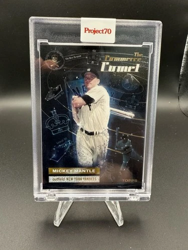 2021 TOPPS PROJECT 70 #174 1956 MICKEY MANTLE - NEW YORK YANKEES - SHOE SURGEON