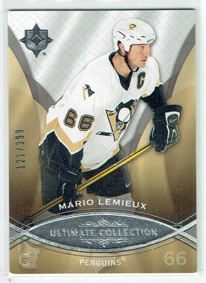 08-09 UD Upper Deck Ultimate  Mario Lemieux  /299  HOF