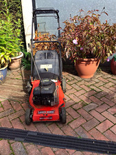 Lawn-King Self-Propelled Petrol Push Lawn Mower Red/Black w/ Grass Box Bag