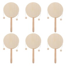 6 Pcs Kids Handcraft Supply Percussion Rattles Musical Instruments