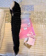 250 Density 30 Inch Deep Wave Lace Front 100%...