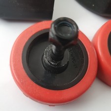 Reebok GT40S  treadmill parts 2x wheels plastic covers x2 good condition 