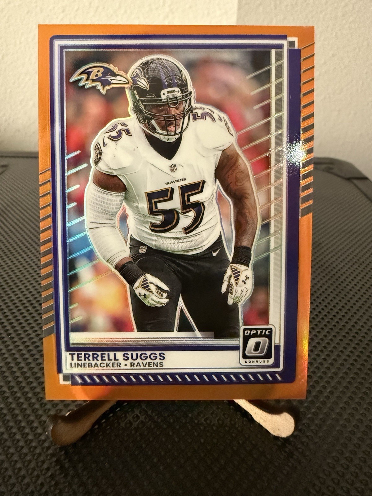 2025 Panini Donruss Optic - Terrell Suggs #96 Orange Prizm /299