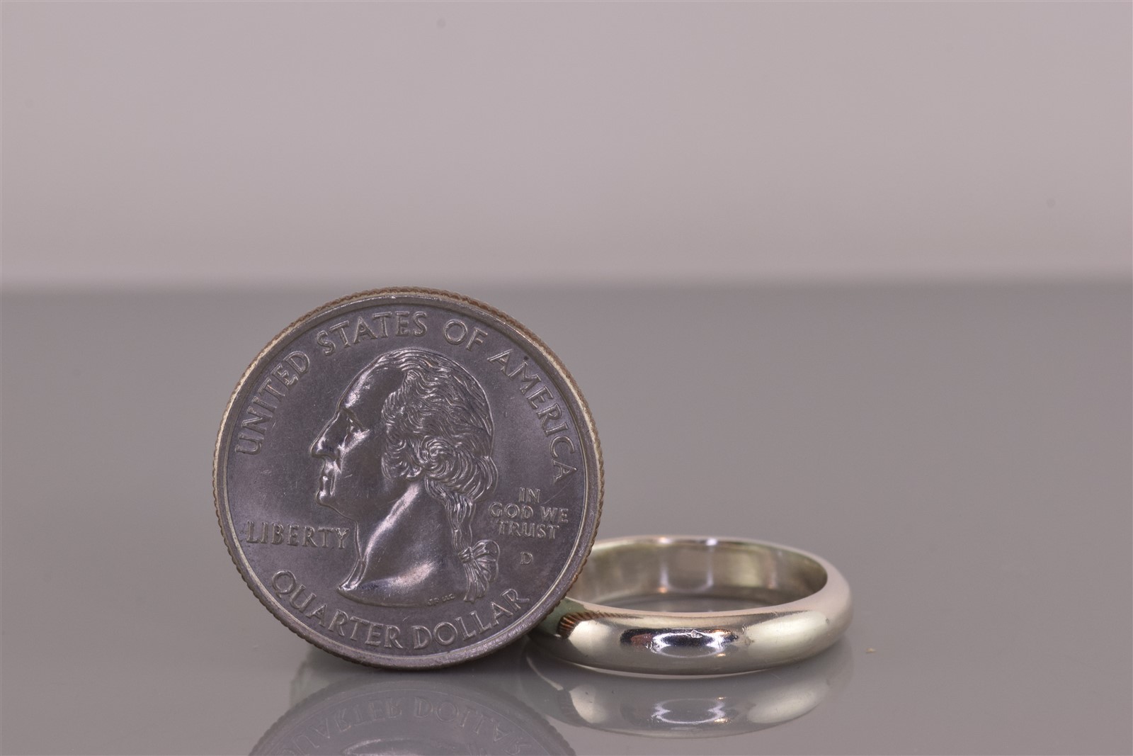 Sterling Silver 4mm Solid Rounded Thick Band Ring… - image 8