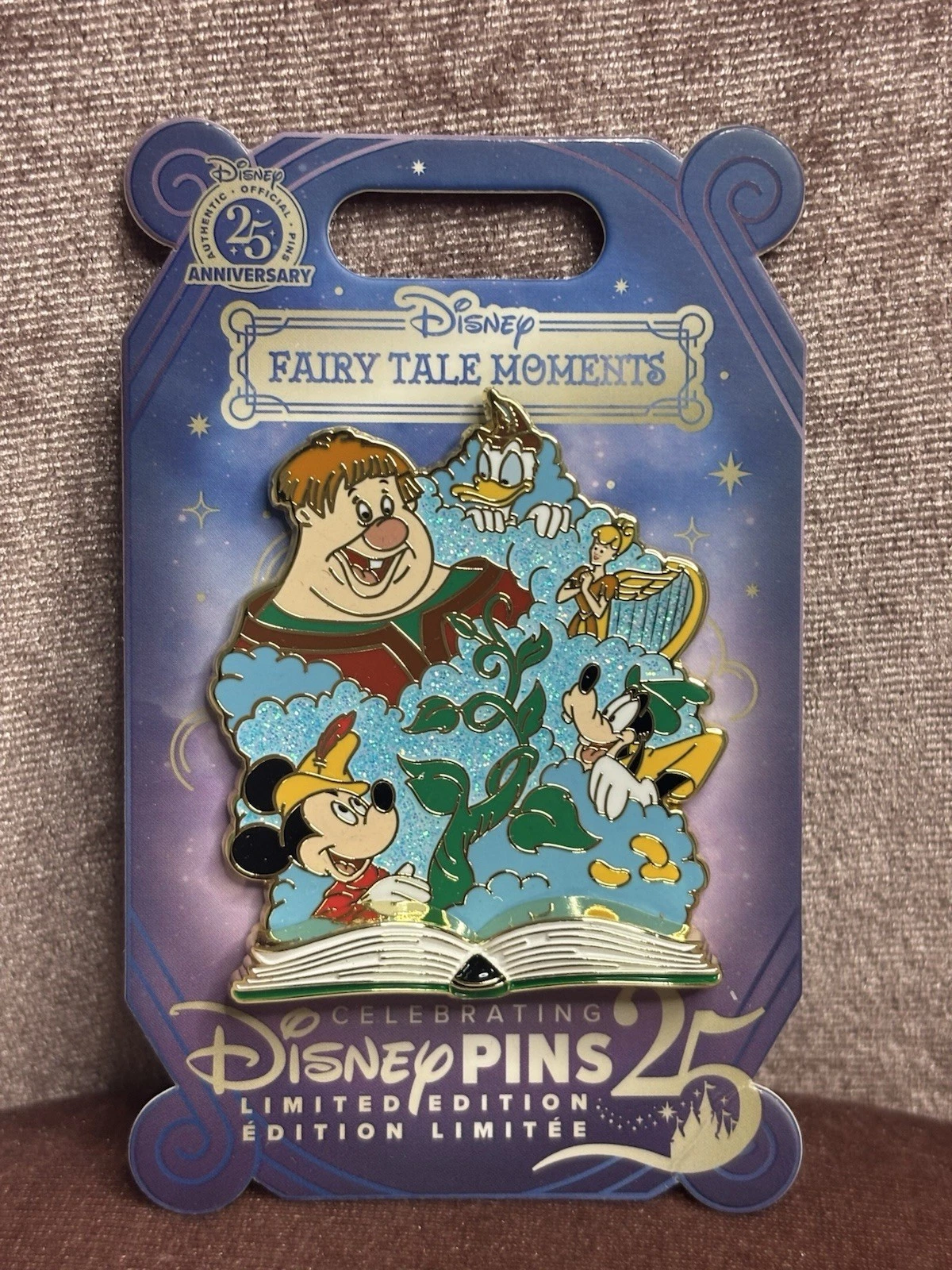 2025 Disney Parks Fairy Tale Moments Mickey & the Beanstalk LE Pin NEW